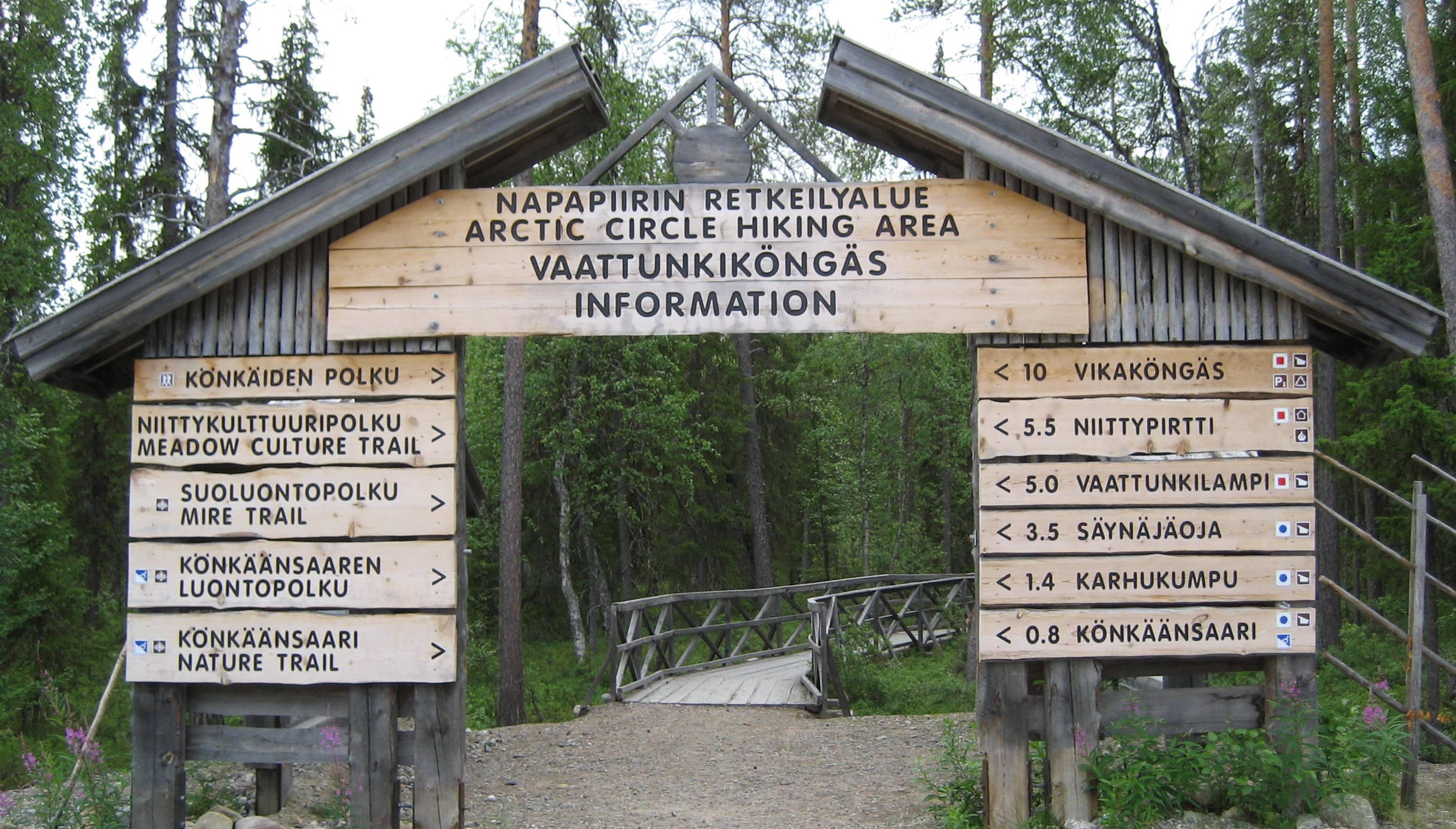 Cover image of this place Napapiirin Retkeilyalue Info