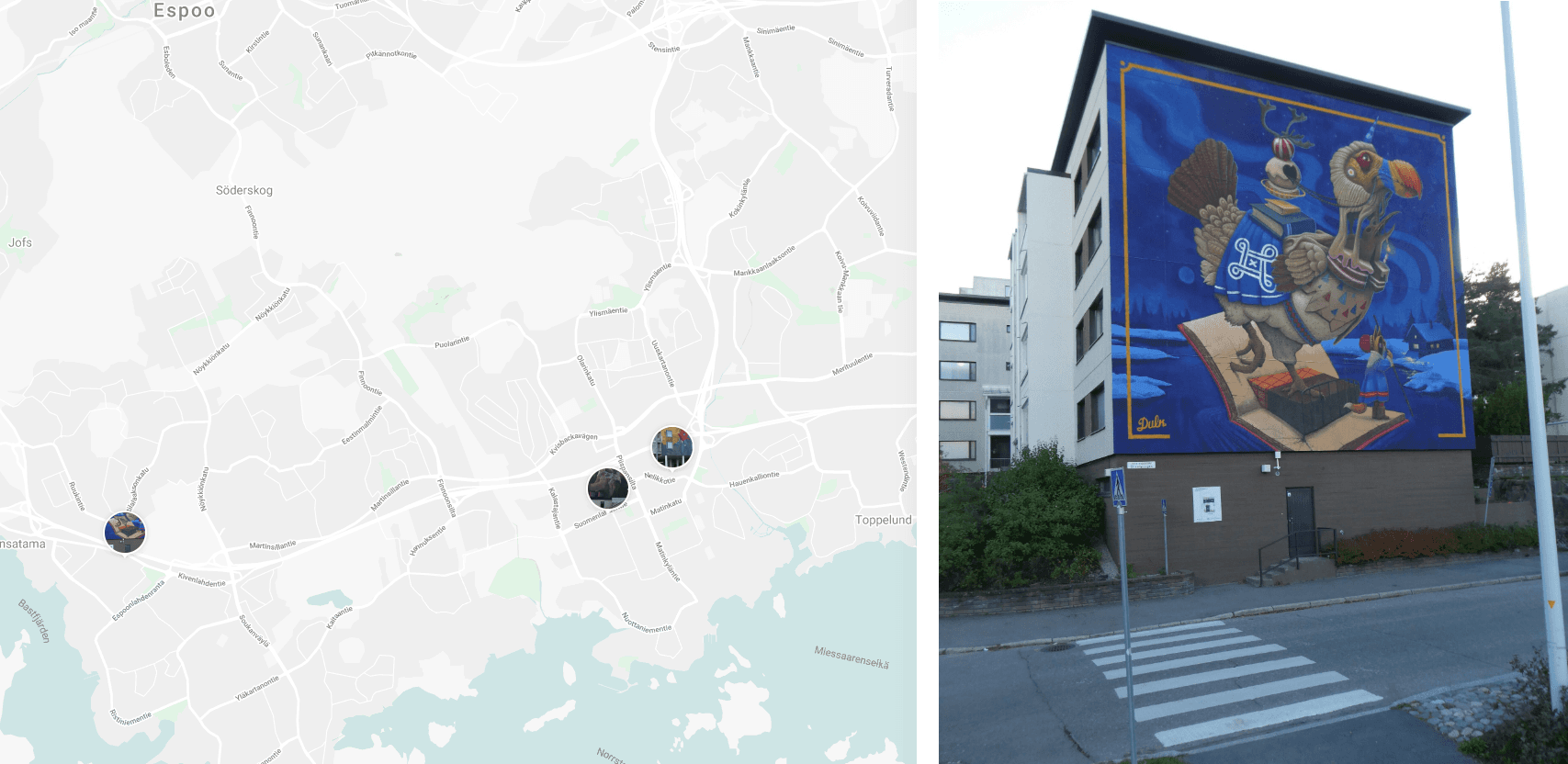 Cover image of this place SAV - Street Art in Espoo