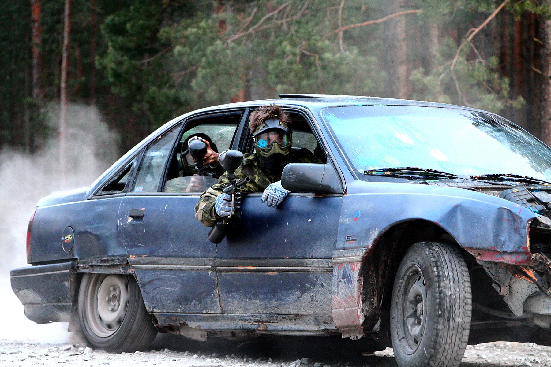 Picture of a tourist tour Tallinn Motor Paintball Experience 