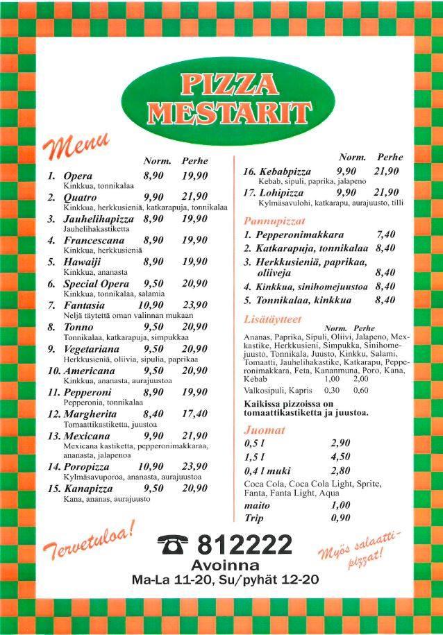 Cover image of this place Pizza Mestari