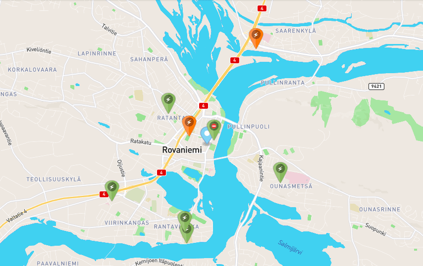Cover image of this place Charging Stations Rovaniemi