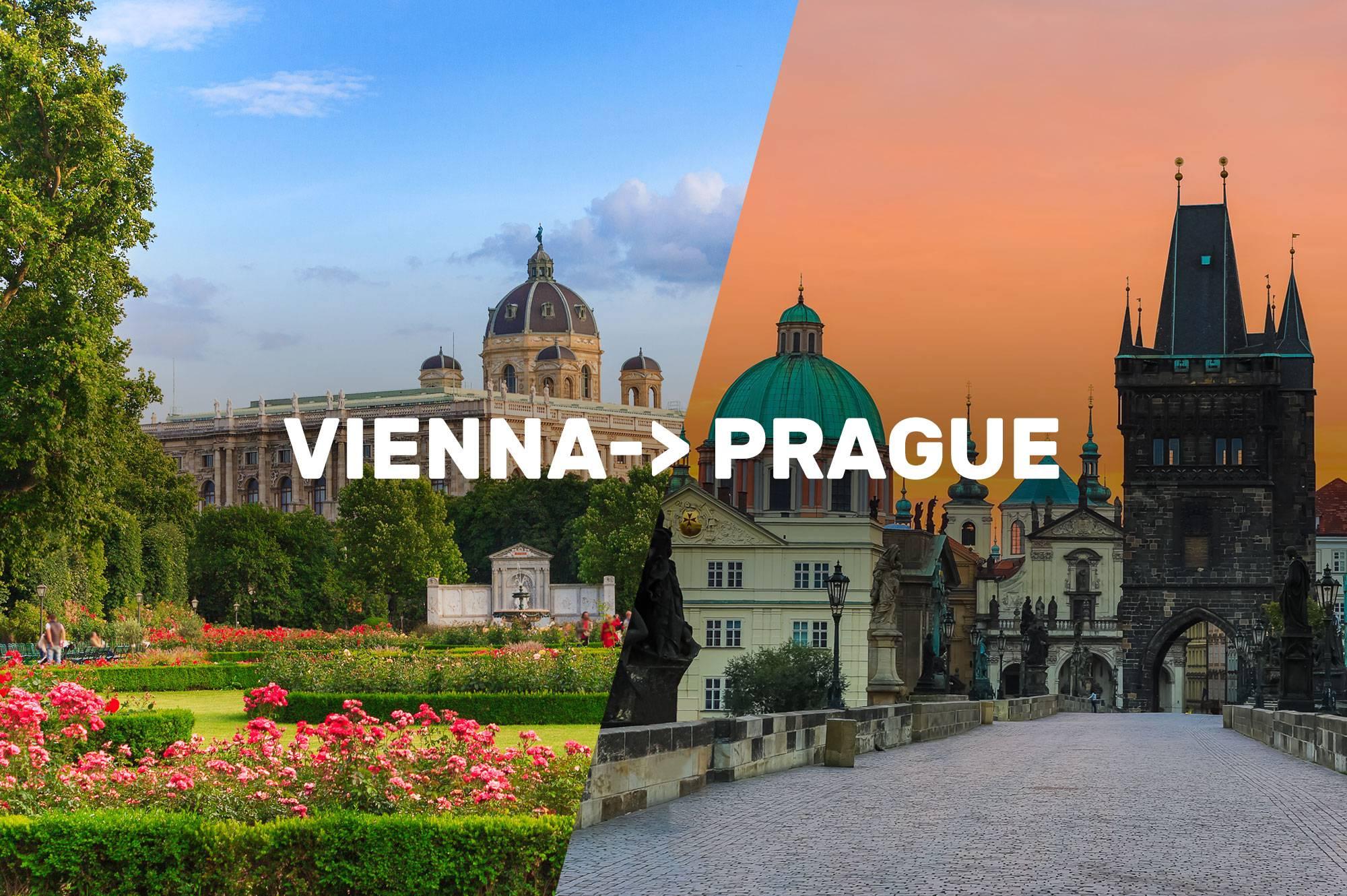 Picture of a tourist tour Vienna to Prague One-Way Sightseeing Bus Tour