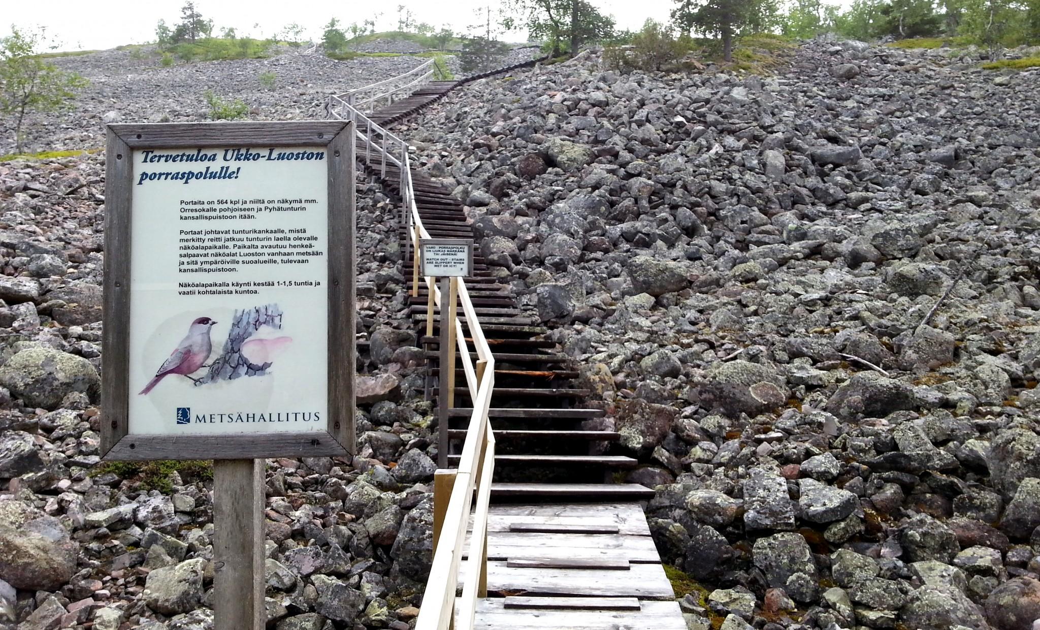 Cover image of this place Ukko-Luosto's Stairs to Heaven