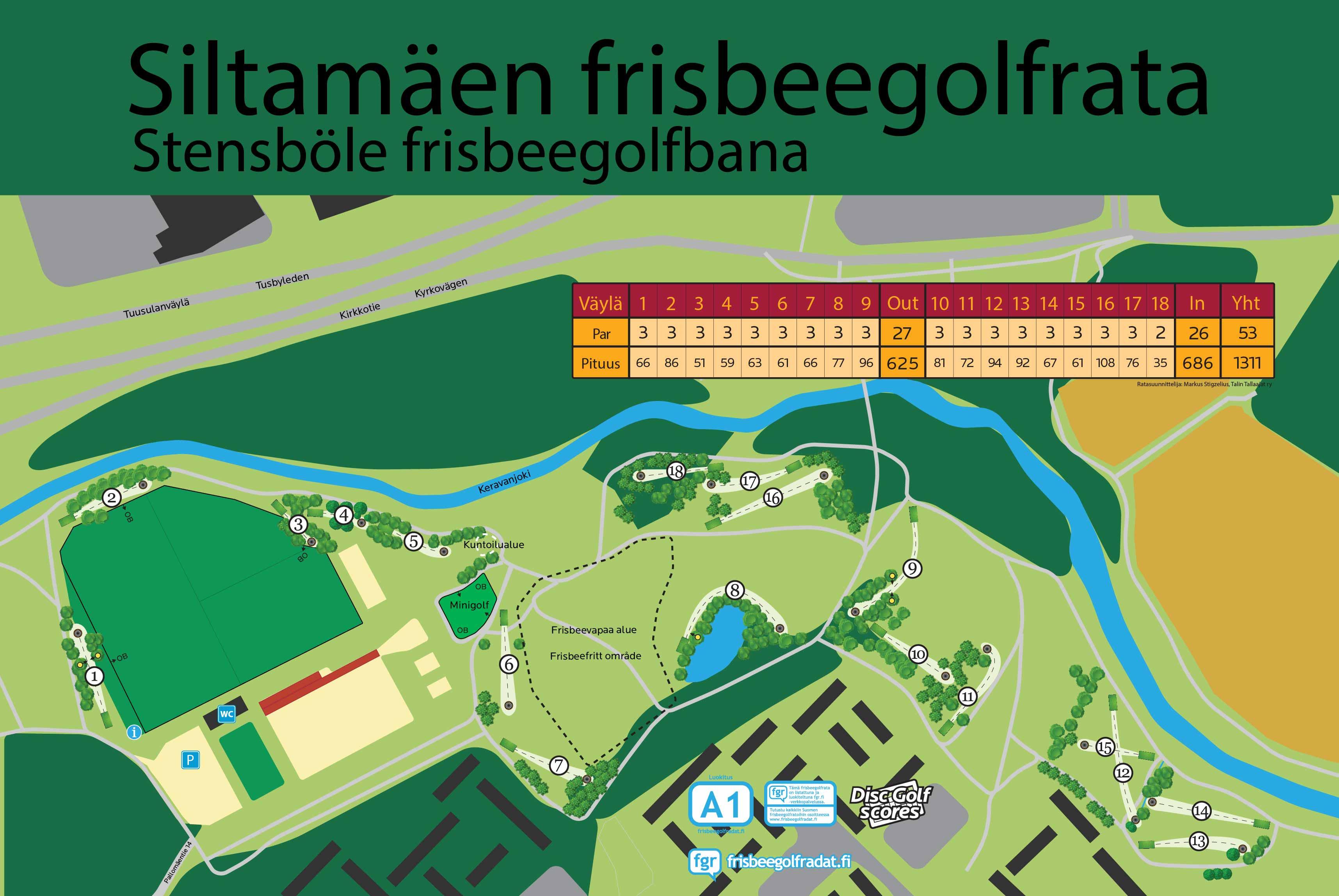 Cover image of this place Siltamäen FrisbeeGolf-rata