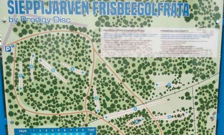 Cover image of this place Sieppijärvi's FrisbeeGolf/ C1