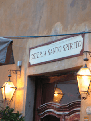 Cover image of this place Osteria Santo Spirito
