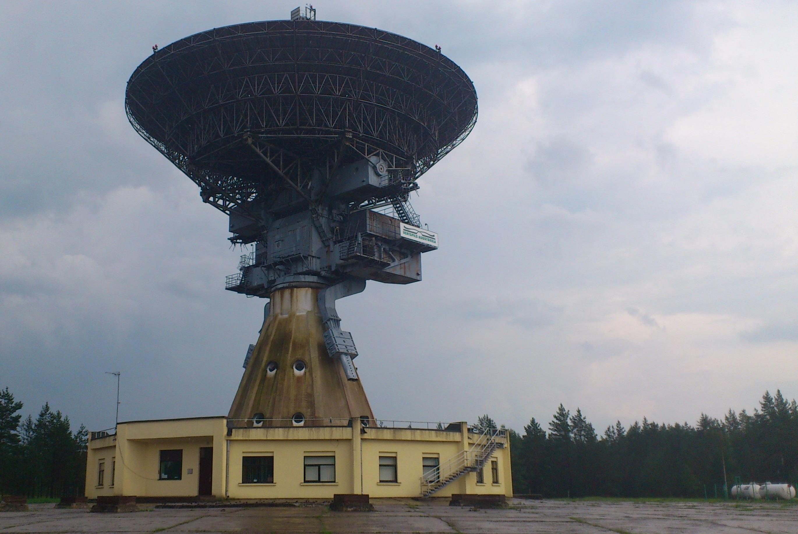 Cover image of this place Irbene radio telescope