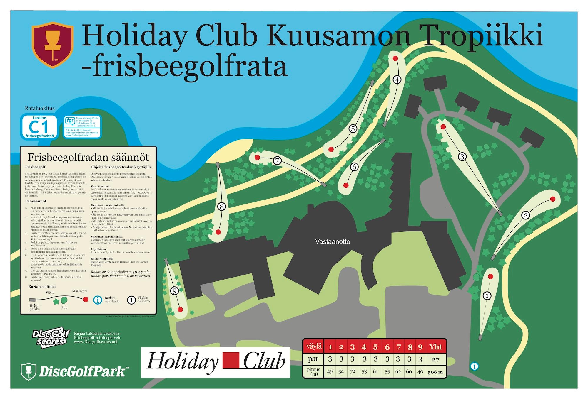Cover image of this place Kuusamo Tropiikin FrisbeeGolf/C1