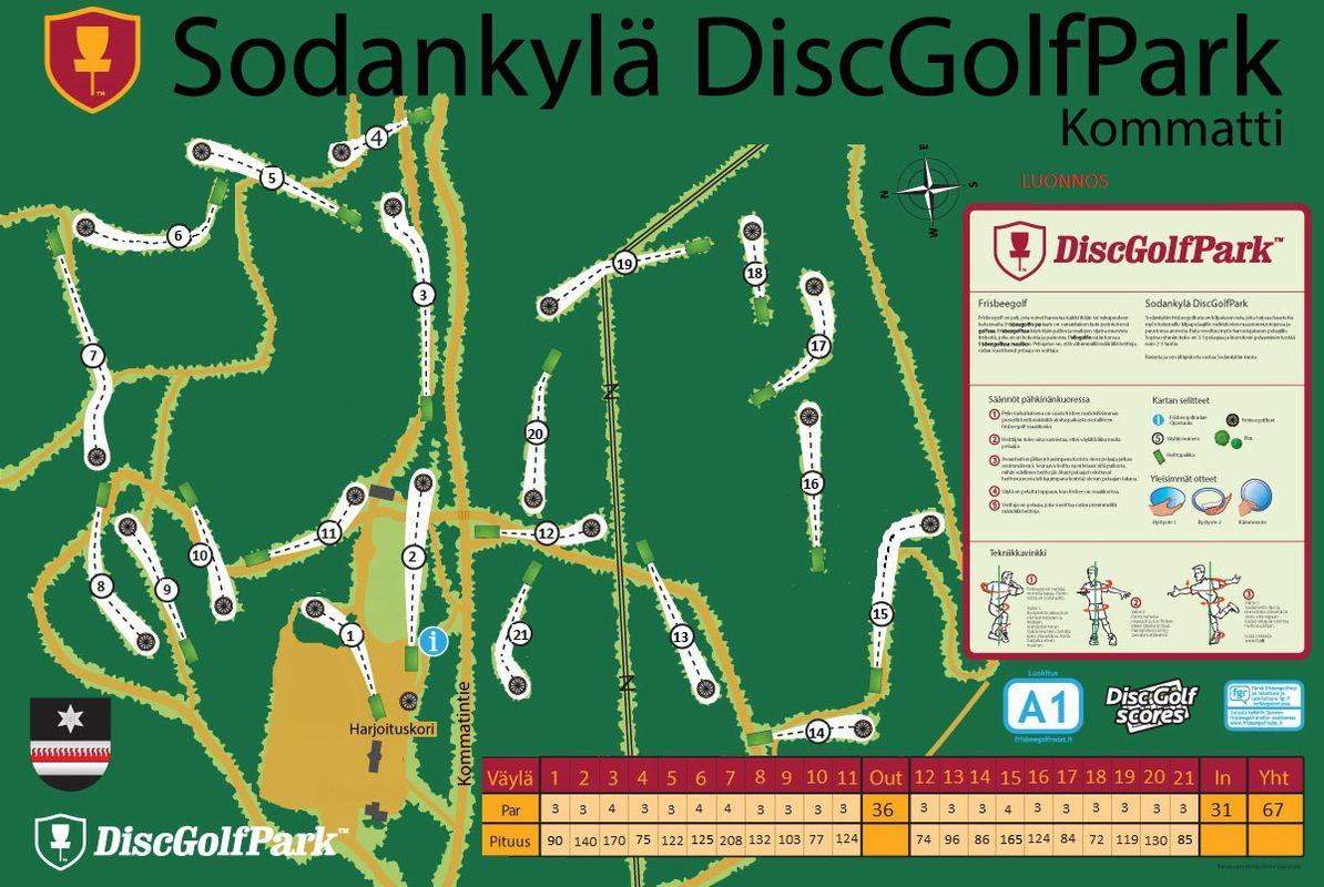 Cover image of this place Kommattivaara's FrisbeeGolf/ AA1