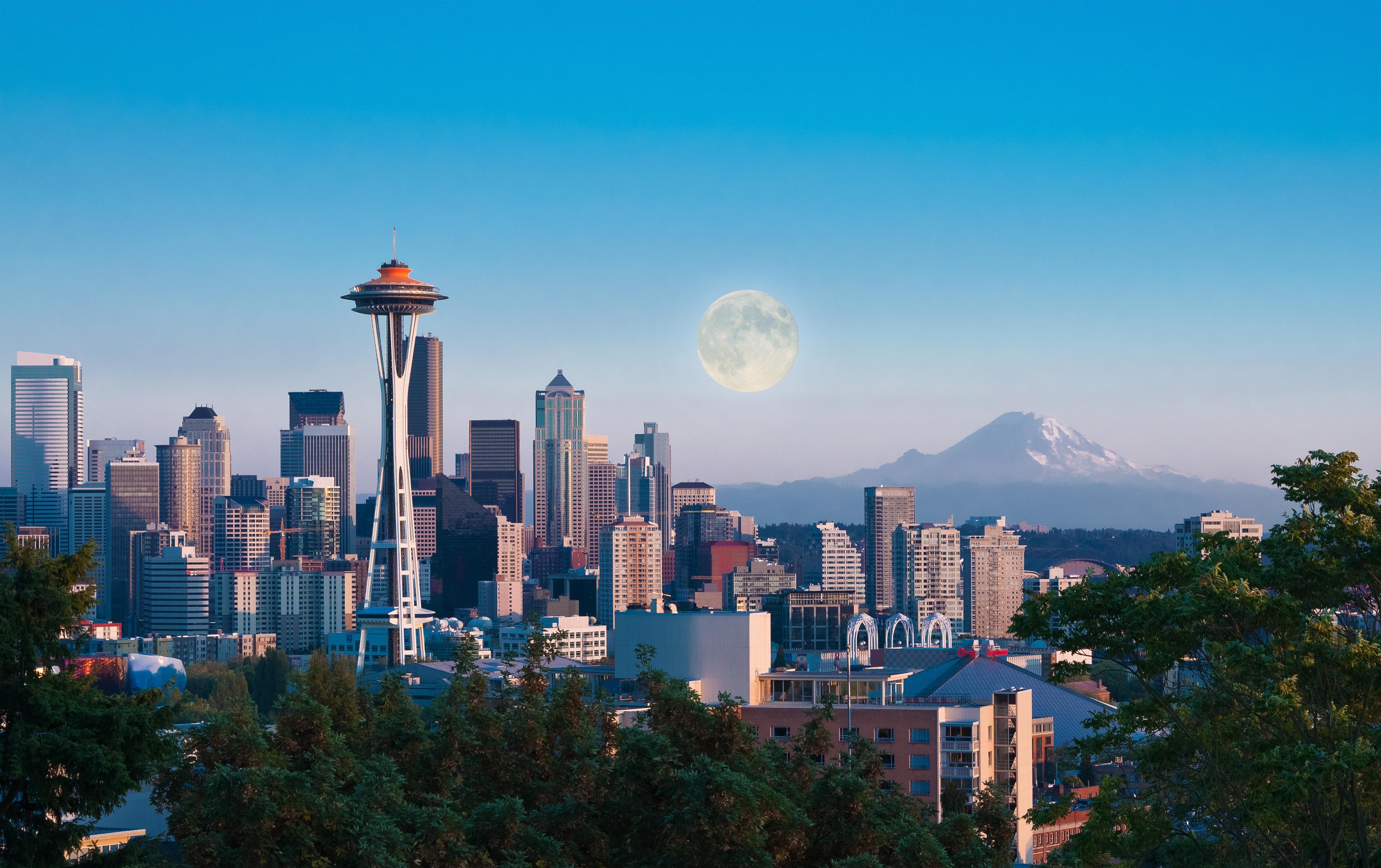 The Seattle city, cover photo