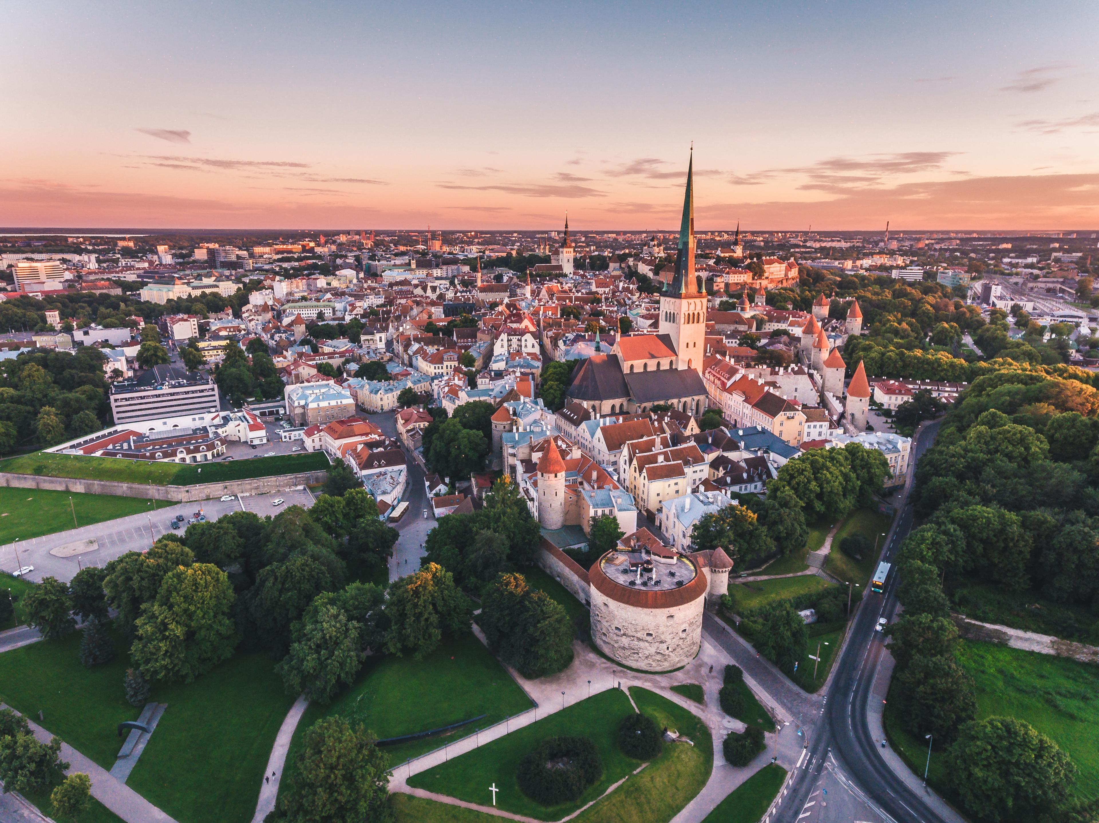 Picture of the city of Tallinn